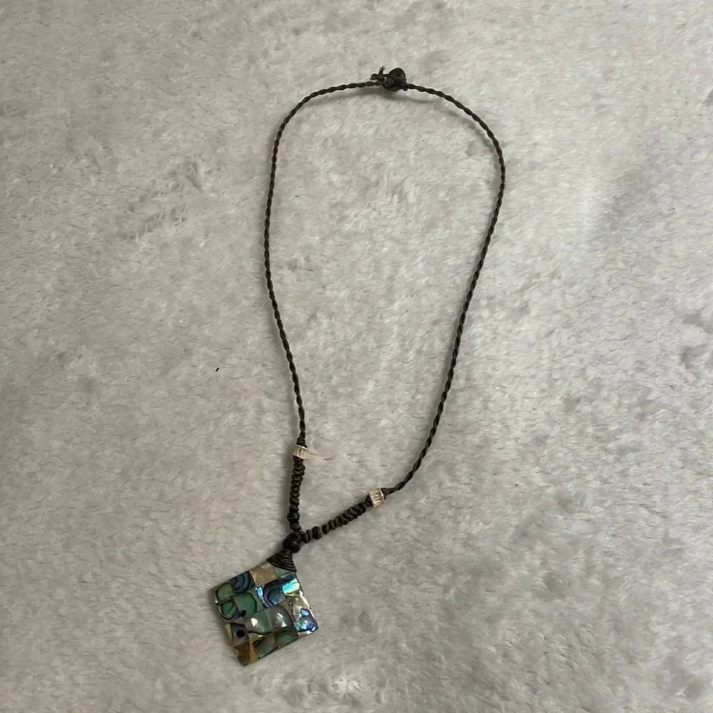 Abalone seashell  necklace